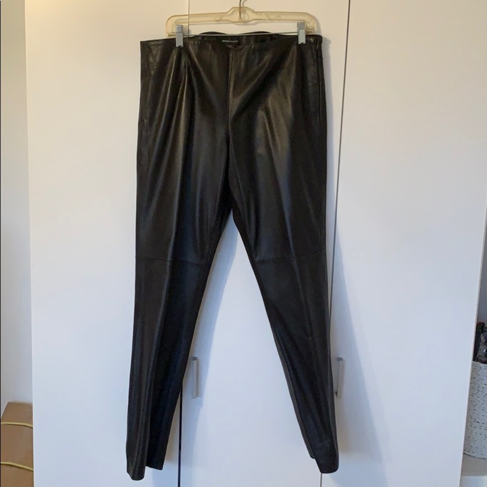 Dark Chocolate Leather Pants